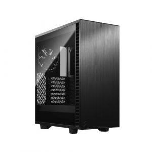 Fractal Design Define 7 Compact Clear / Dark Tempered Glass ATX Mid-Tower Gaming Cabinet Case with Two Pre-Installed Fans – White (FD-C-DEF7C-04) Black (FD-C-DEF7C-02)