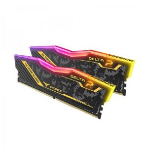 Teamgroup T-Force Delta TUF Gaming Series 16GB (8GBx2) DDR4 3200MHz RGB RAM TF9D416G3200HC16CDC01
