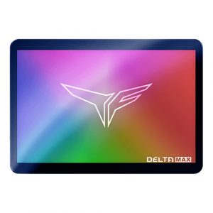 TEAMGROUP T-Force Delta MAX RGB SSD 500GB 2.5 inch SATA III 3D NAND Internal Solid State Drive (T253TM500G3C302), Black