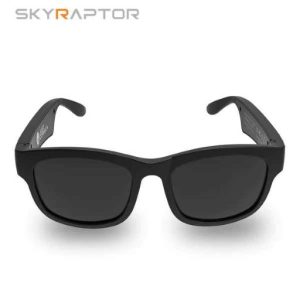 JUST CORSECA Skyraptor PRO Smart Eyewear (Smart Glasses, Black) Shades With Inbuilt Speaker and Mic
